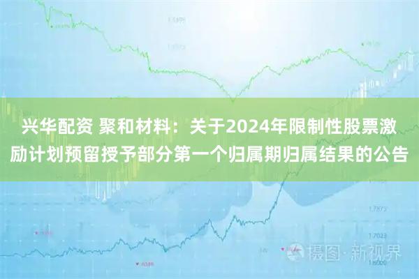 兴华配资 聚和材料：关于2024年限制性股票激励计划预留授予部分第一个归属期归属结果的公告