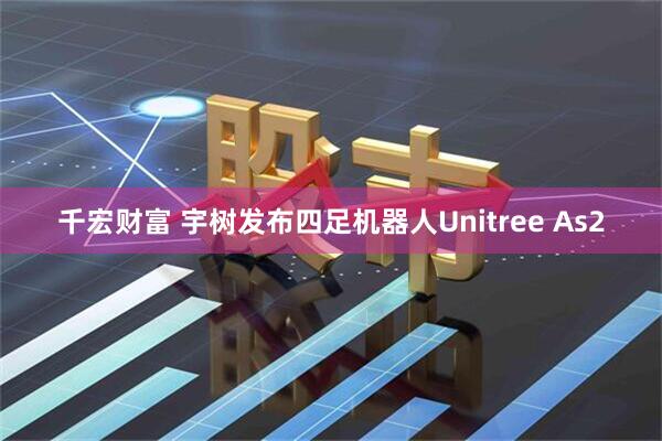 千宏财富 宇树发布四足机器人Unitree As2